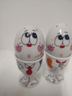 2 Vintage Anthropomorphic Mug People Egg Cup Salt & Pepper Shakers — photo 2