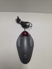 Logitech Trackman Marble Trackball Wired USB Grey Mouse T-BC21