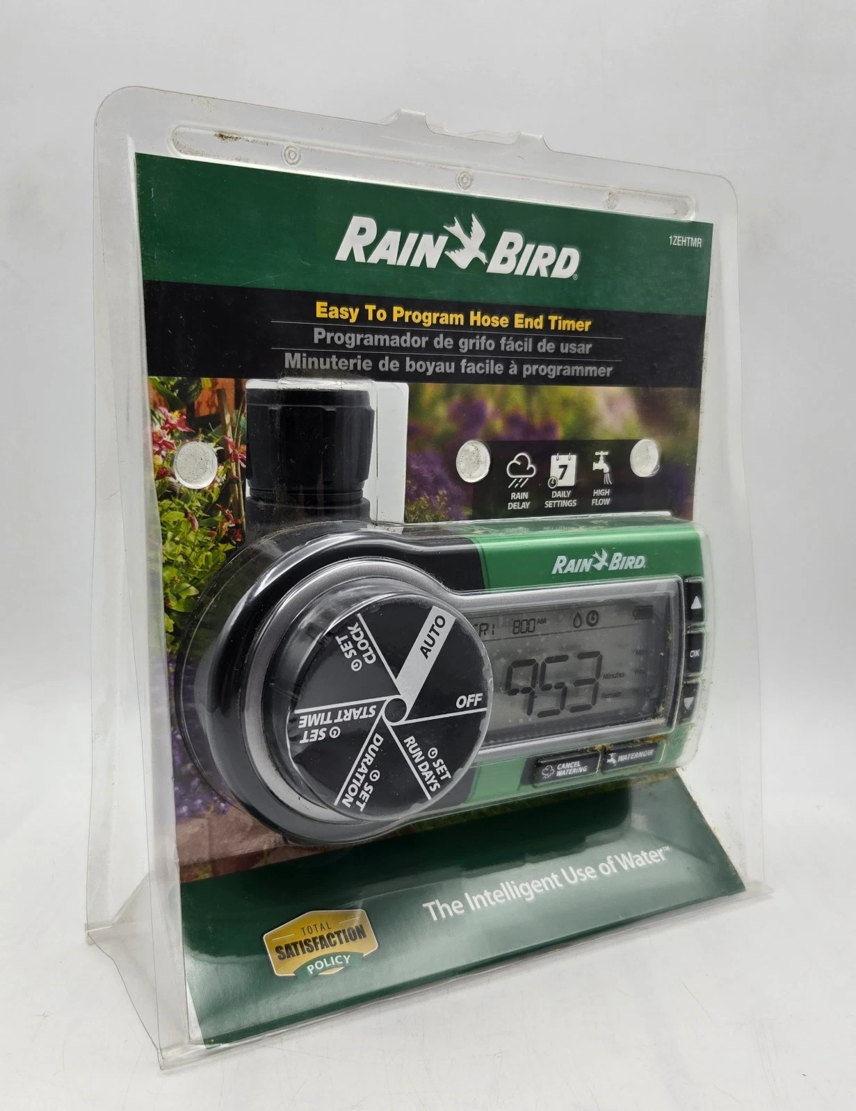 Rain Bird 1ZEHTMR 7-Day Setting Electronic Digital Hose End Timer One Zone ~ NEW