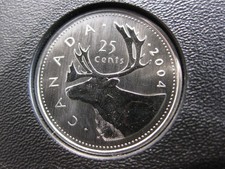 2004  P  Canadian Specimen Quarter ($0.25) - Oxidized