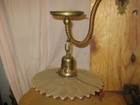 Solid Brass ANTIQUE Swing Arm Wall Lamp Ornate Reading Nook Victorian Style LQQK — photo 10