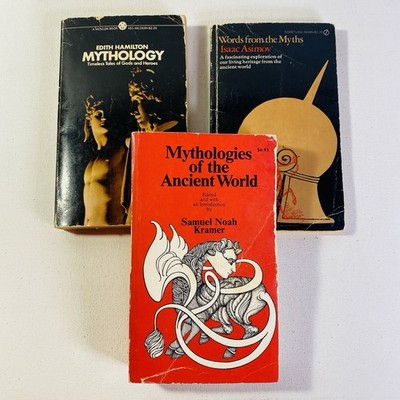 Mythologies of the Ancient World LOT OF 3 w/ Words from the Myths & Mythology PB