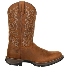 Durango Rebel Embroidered Round Toe Cowboy  Mens Brown Casual Boots DDB0163