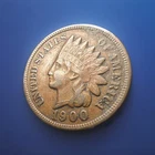 1900 Indian Head Penny VF.  FULL LIBERTY .💥 BEAUTIFUL💥