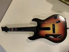 Nintendo Wii Red Octane Sunburst Guitar - Guitar Hero World Tour