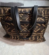 Vintage Ricardo Beverly Hills Travel Bag Large Shoulder Tote Luggage Nice!