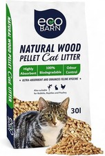 30L Cat Litter Wooden Pellets. Biodegradable Cat Litter Non-Clumping (15kg) 0.92 per kilo