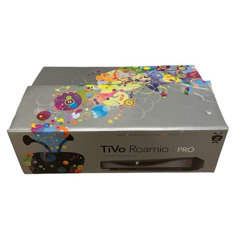 new TIVO ROAMIO PRO 3TB HD DVR television TCD840300 With Cable and Box
