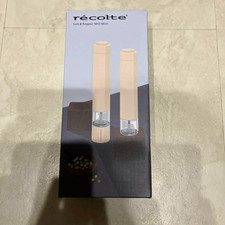 RÉCOLTE RMM-1 ELECTRIC SALT PEPPER MILL MINI CREAM WHITE RECOLTE JAPAN NEW