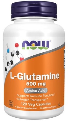 Glutamine Nutritional Supplement 120 Count Supports Immune Function Nitrogen ...