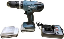 Trapano avvitatore a batteria c/perc. e batt.riserva 18V Litio Makita - HP457DWE