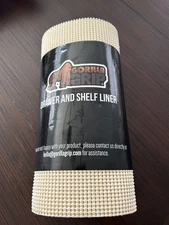 GORILLA GRIP powerGRIP Drawer Shelf and Cabinet Liner 12" x30' Snow White