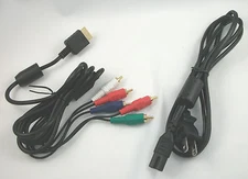 SLIM PS2 SCPH-90001 Hookup Connection Kit Power Cord HD Component AV Cable