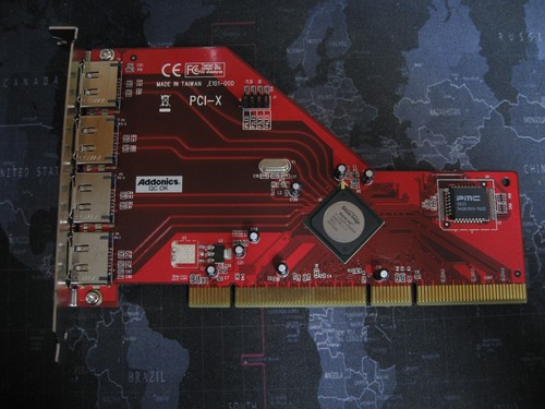 Addonics ADS3GX4R5-E PCI-X eSATA Raid Controller Card | eBay
