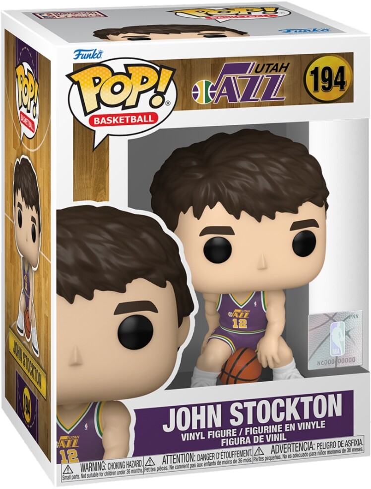 NBA: Funko Pop! Basketball - Jazz - RS John Stockton -