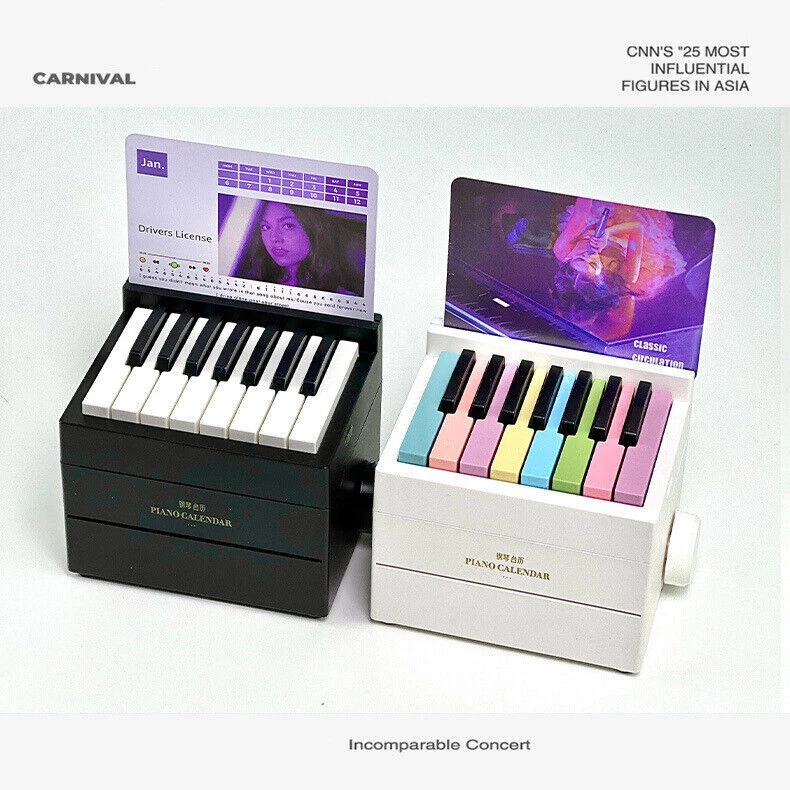 Olivia Rodrigo Piano Calendar 2025 Music Sheet Toy Piano Included Berry Fanatics - Image 4 of 4