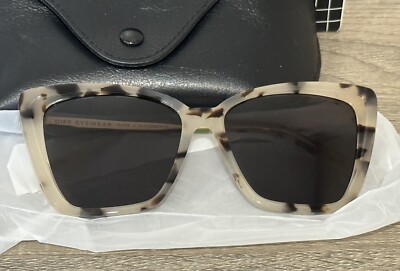 DIFF BECKY II CREAM TORTOISE GREY POLARIZED Oversized Cat Eye