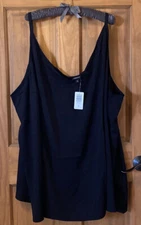 TORRID CAMI SLEEVELESS TOP STRETCH CHALLIS 6 6X 6XL 30 NEW