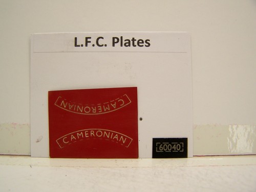 LFC LNER/BR 60040 Cameronian Typenschilder rot | Zustand: New
