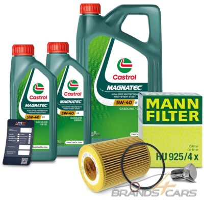 MANN ÖLFILTER + 7l 5W-40 FÜR BMW 3-ER E36 E46 5-ER E39 E60 7-ER E38 E65 X3 X5 Z4
