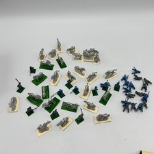 Vtg Cast Lead Metal Scale Horses Riders Model Soldiers LOT