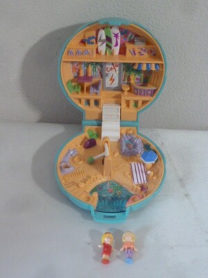 Polly Pocket Beach Party 1989 Vintage 2 Bluebird Figuren nicht aus diesem Set - (ba1)