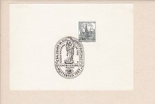 Papierstück Salzburg Muttertag 1967 Madonna um 1390 ..... b3