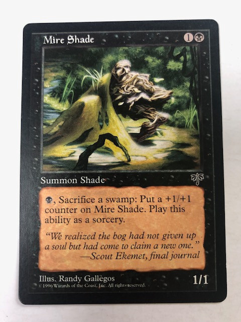 1x Mire Shade 1996 Mirage Magic Cards, COMBINED SHIPPING