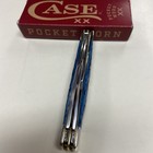 CASE XX #51861 POCKET WORN MEDITERRANEAN BLUE BONE PEACH SEED LG STOCKMAN SS — photo 4