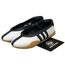 adidas Taekwondo Mei Cloud White Core Black Gum Ballet Shoes JR7030 Women's Size