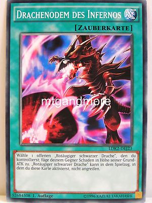 Yu-Gi-Oh - 1x Drachenodem des Infernos - DEJ23 - LDK2 - Legendary Deck II Joey