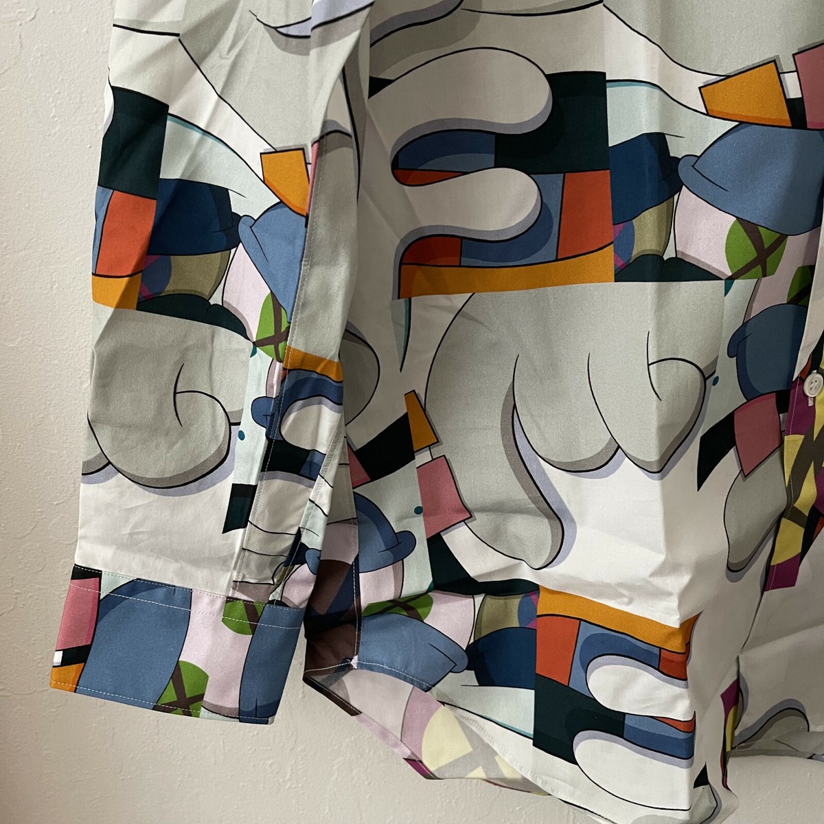 Kao様 COMME DES GARCONS SHIRT X KAWS PRINT SHIRT WHITE PRINT D