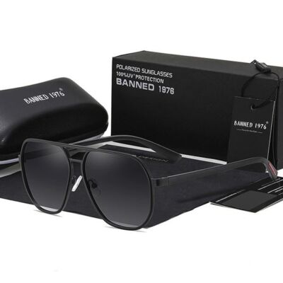 Polarisierte Sonnenbrille Modedesign UV400 Brille Sonne Strand Urlaub Brille gebraucht