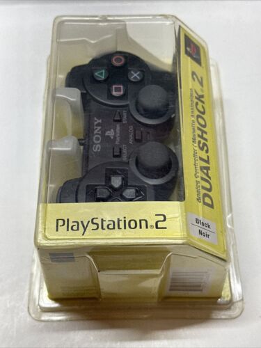 Neuer Sony PlayStation 2 Dual Shock Analog Controller - Schwarz Versiegelt - Bild 3 von 6