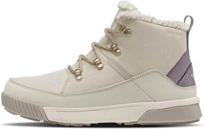 The North Face Women's Sierra Mid Lace WP- Gard White Silver Grey