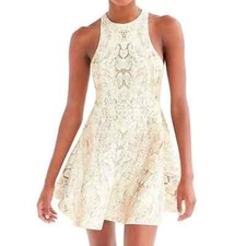 UO's Silence + Noise Roxy Snake Print Scuba Dress