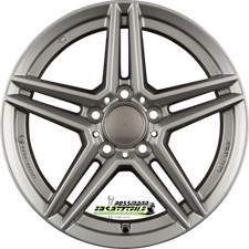 Rial M10 metal-grey 7.5x17 ET45 - LK5/112 ML66.5 Felge Alu