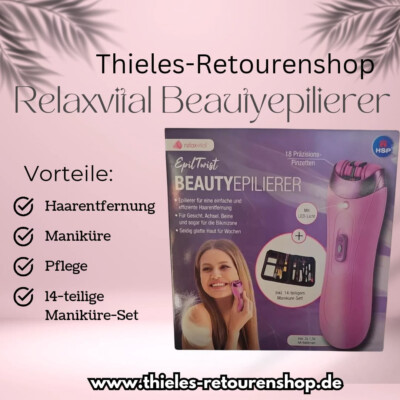 Beauty Epilierer Haarentferner Gesichtsepilierer Mini Rasierer Edition Rose OVP