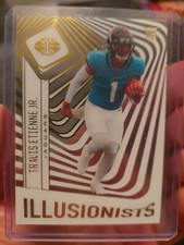 2021 Panini Illusions Football Travis Etienne Rookie Card Illusionists Insert