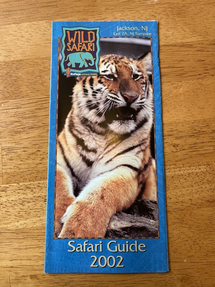 2002 Six Flags Great Adventure Safari Map | eBay