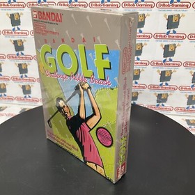 Bandai Golf Pebble Beach Challenge New Sealed VGA WATA CGC Nintendo NES Pink SOQ