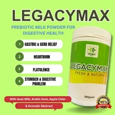 Prebiotic Milk Powder with Avocado Flavor for Digestive Health (500g)