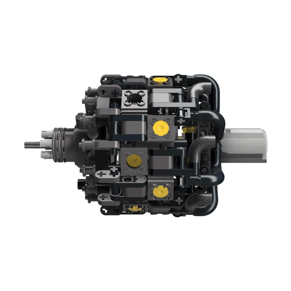 MOC-158931 Reciprocating Engine 467 Pieces Building Blocks Toys Set - Image 4 of 4