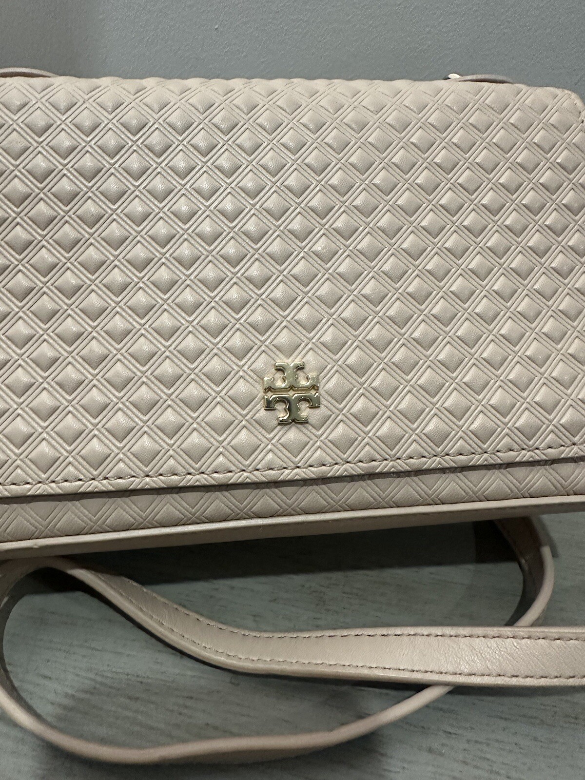 Tory Burch Marion Light Pink Crossbody Bag Gem