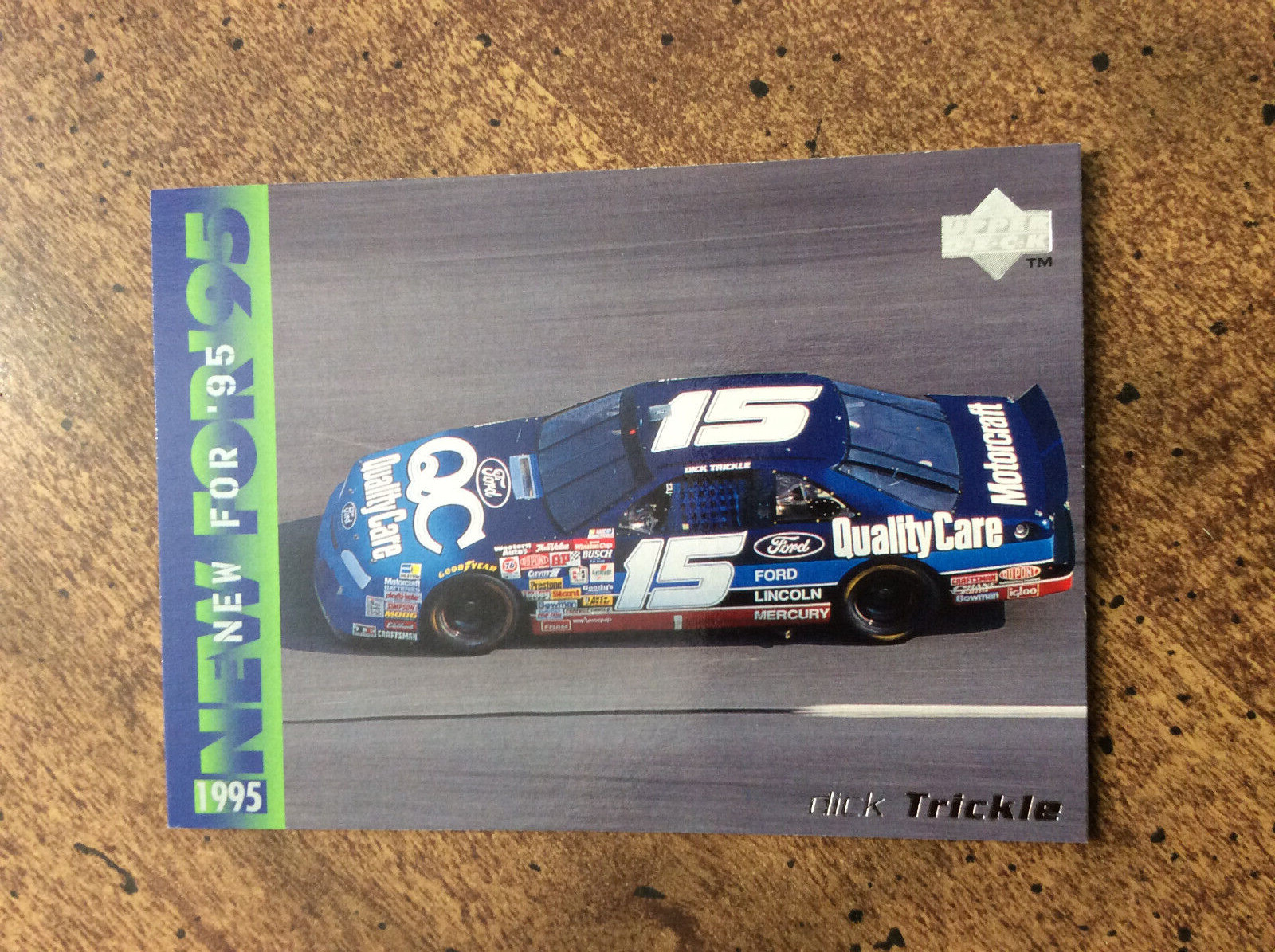 1995 Upper Deck #276 New for '95 Dick Trickle's #15 Ford