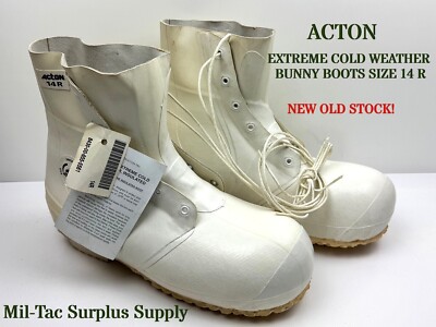 a*様 military bunny boots 12R White Mickey Extreme Cold Weather Bunny Boots | New Military Surplus