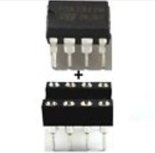 4 x TDA2822M DUAL LOW VOLTAGE POWER AMPLIFIER IC & dip Socket USA SELLER