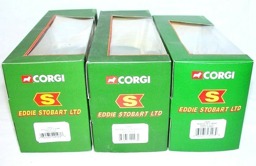 3x Corgi 1:50 EDDIE STOBART BEDFORD AEC GUY INVINCIBLE Platform Lorry Truck MIB! - Picture 9 of 9