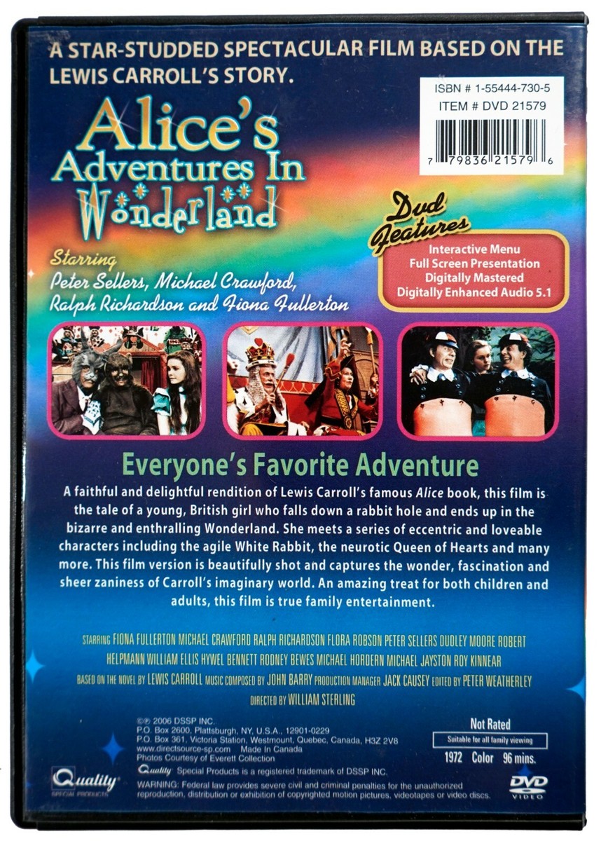 Alice's Adventures in Wonderland (DVD, 2006) Hywel Bennett, Peter