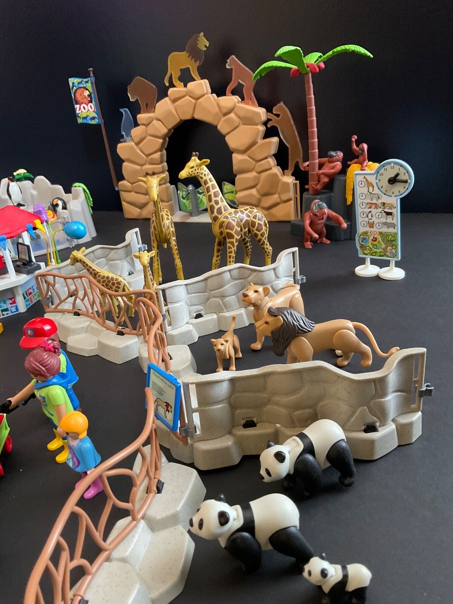 Playmobil Zoo City Life 6634 Animals Figures Accessories Lot